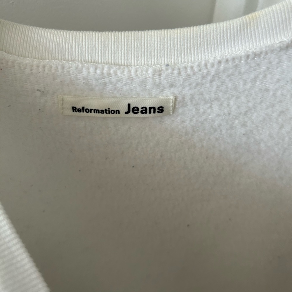 Reformation jeans cropped sweatshirt - Picture 5 of 5